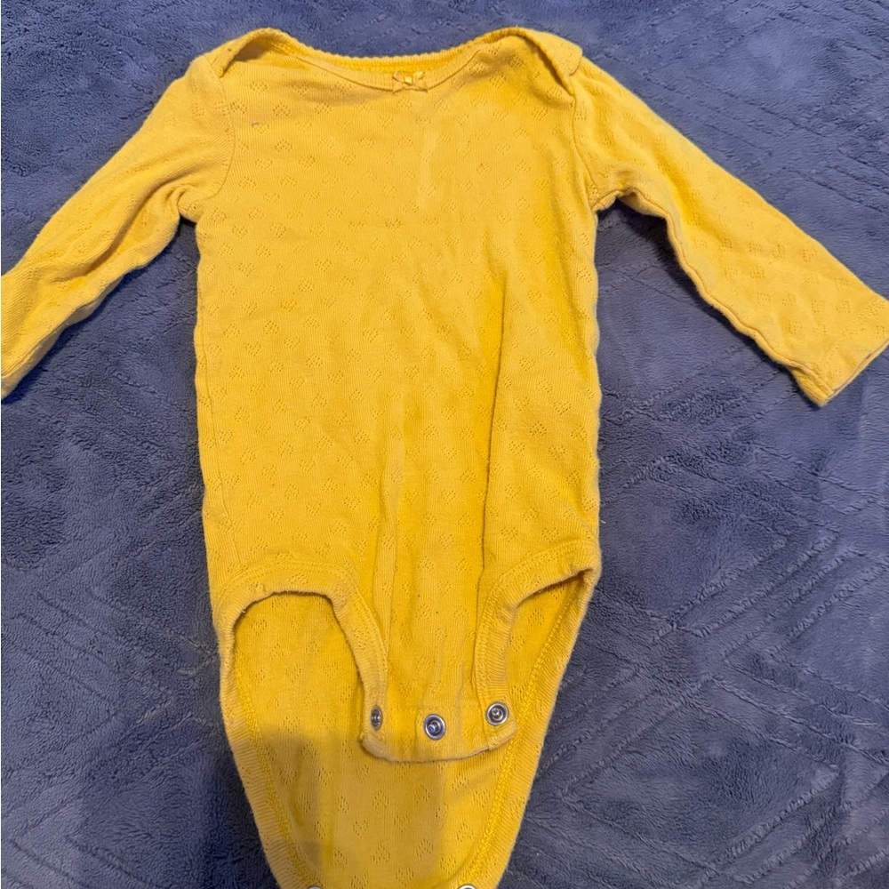 Carter's Mustard Yellow Bodysuit